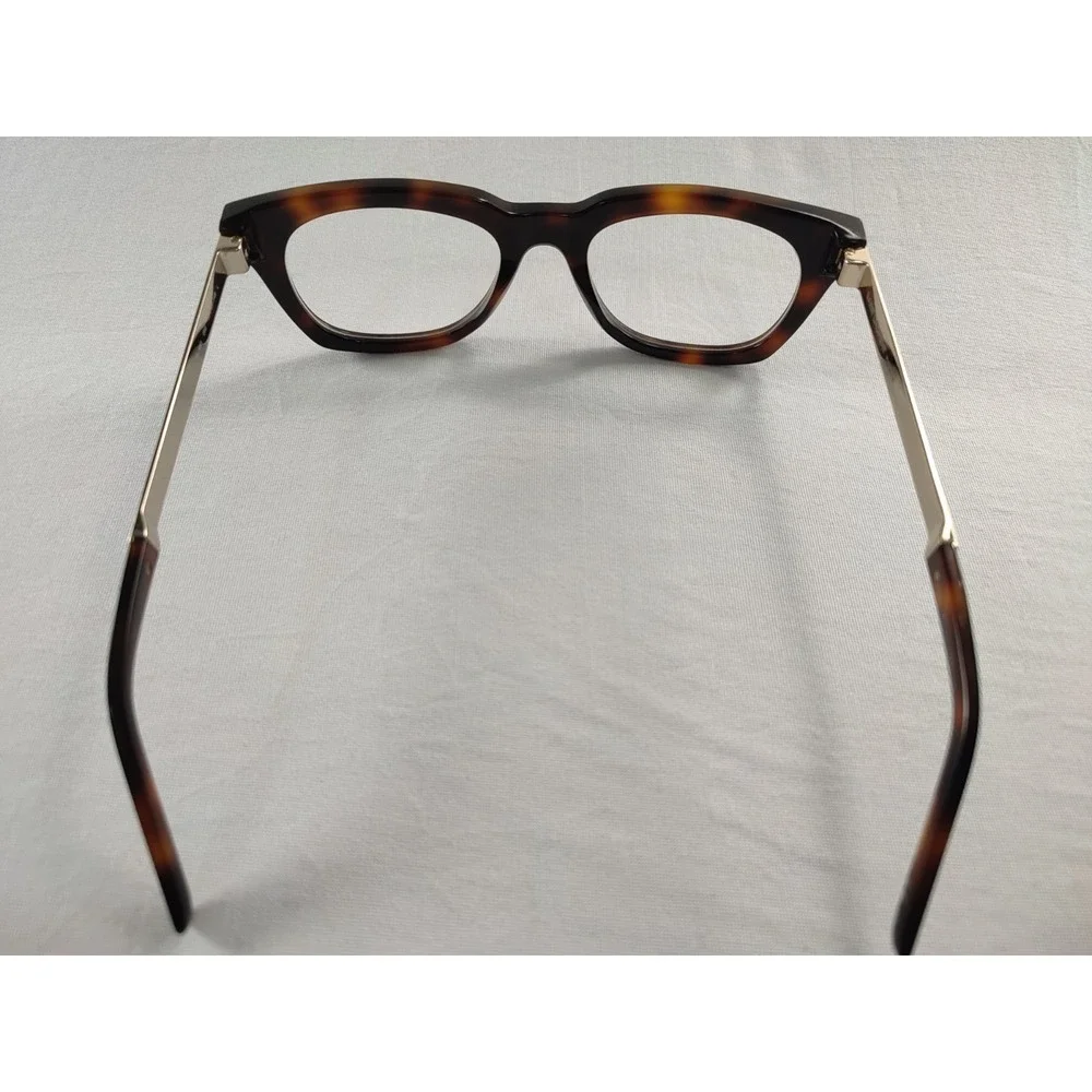 Saint Laurent SL 583 002 Havana Silver Eyeglasses Frames 53-20-145 Italy... - Picture 4 of 13